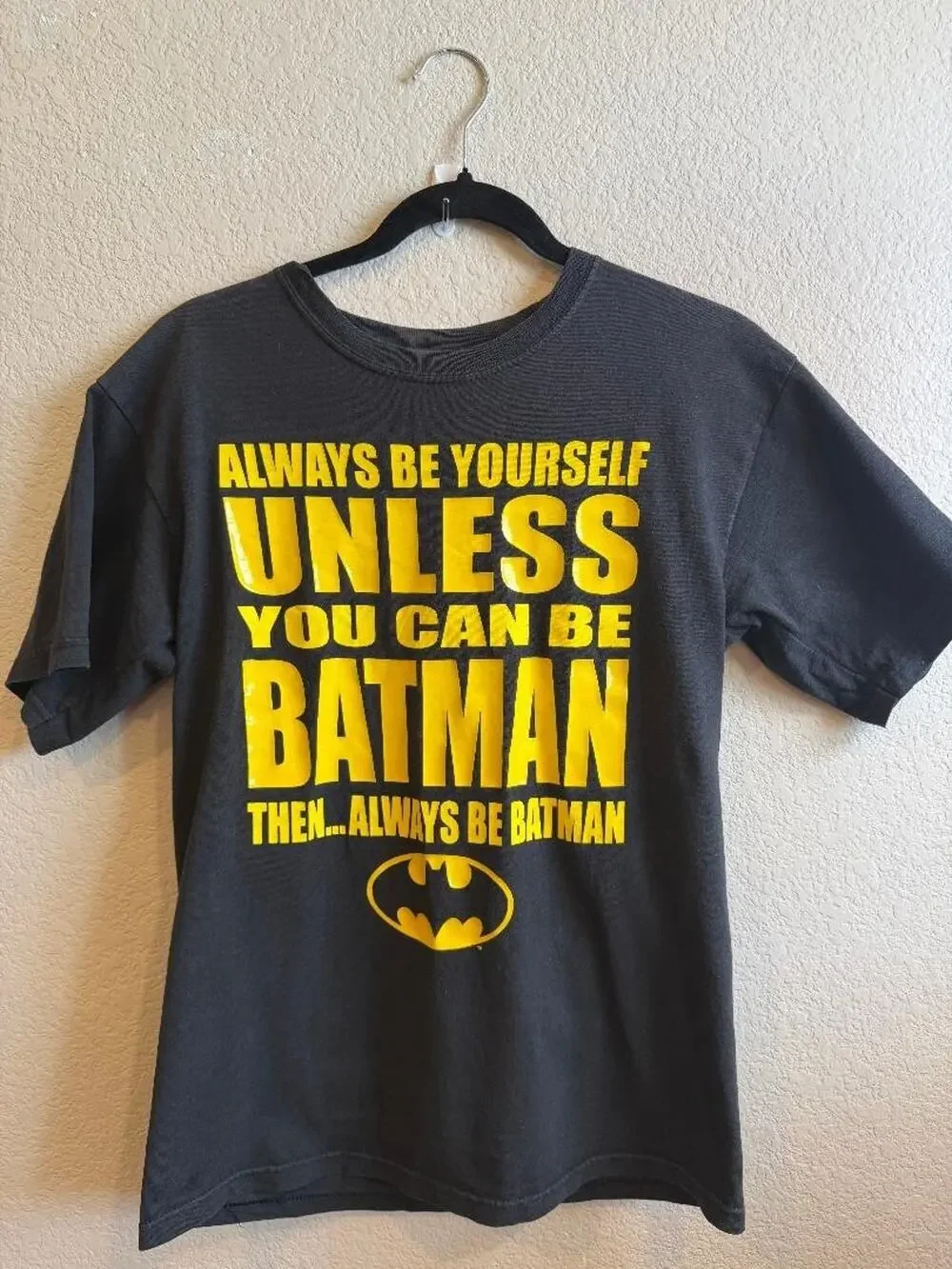 Batman Graphic T-Shirt Youth XXL Black DC Comics Always Be Batman 100% Cotton